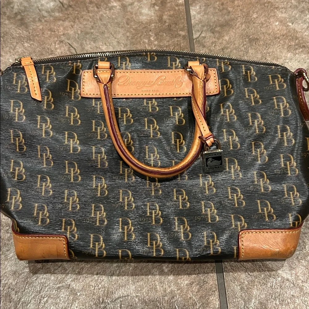 Vintage Dooney & Bourke Satchel Purse - Picture 7 of 14